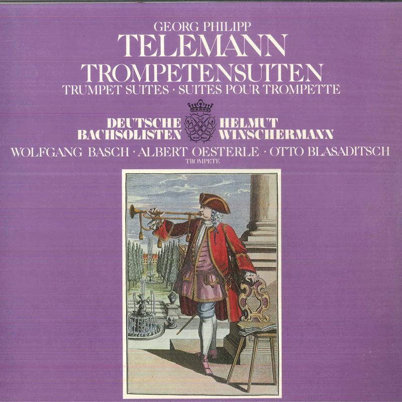 

LP Record DEUTSCHE BACHSOLISTEN HELMUT WINSC Telemann Trompetensuiten RL30394 RCA 1979 Germany Classical Used