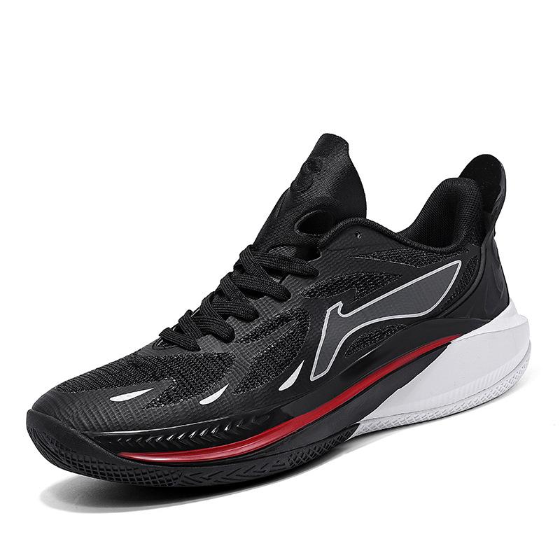 Spot online basketball shoes men's and women's actual combat, mesh summer breathable adult non-slip and wear-resistant children's sneakers