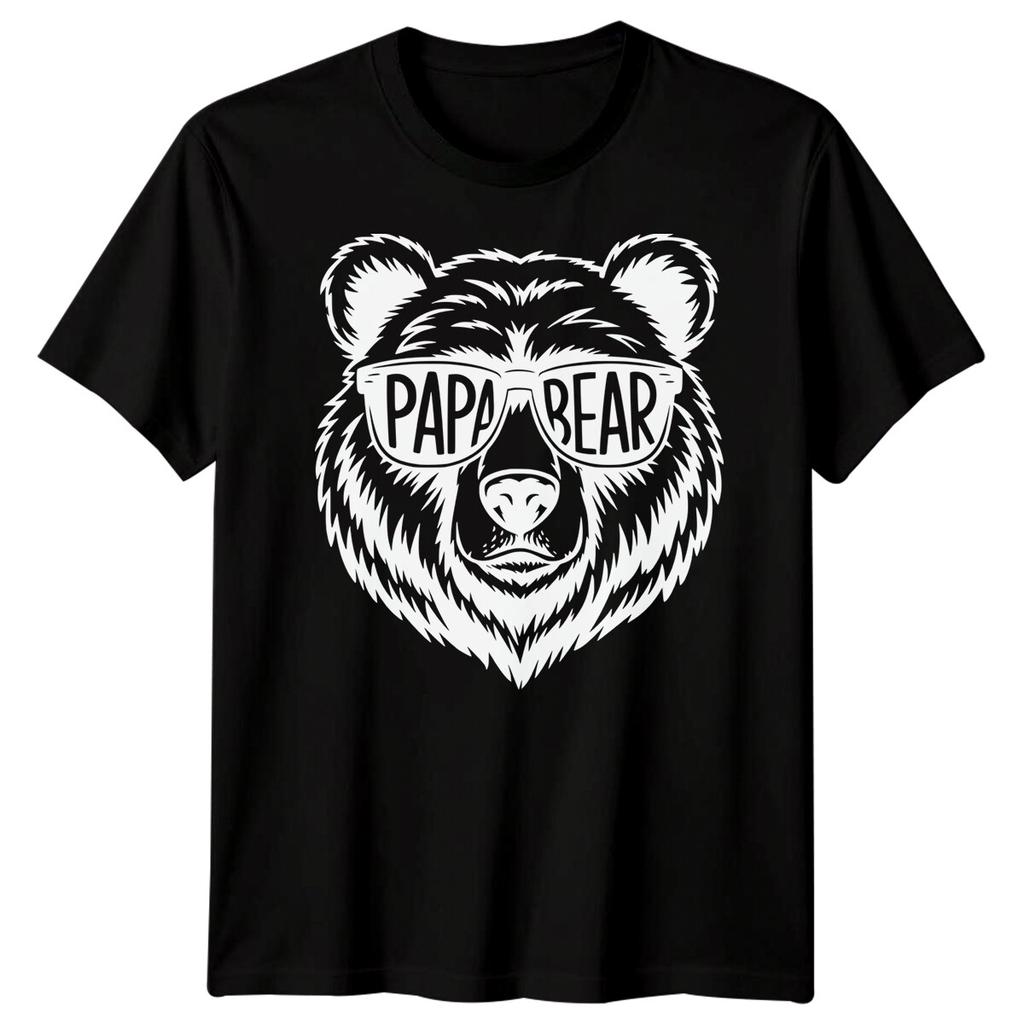 Papa Bär Herren Lustiges Vatertags-T-Shirt Tee Bester Papa aller Zeiten Papa Leben Geschenk #FD