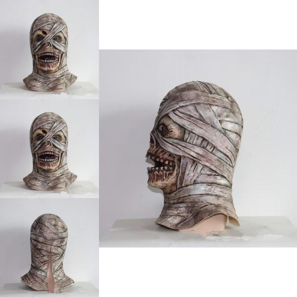 Mamma Latex Halloweenmask Med Diy Skräckdesign För Kostymer Och Högtidsfester