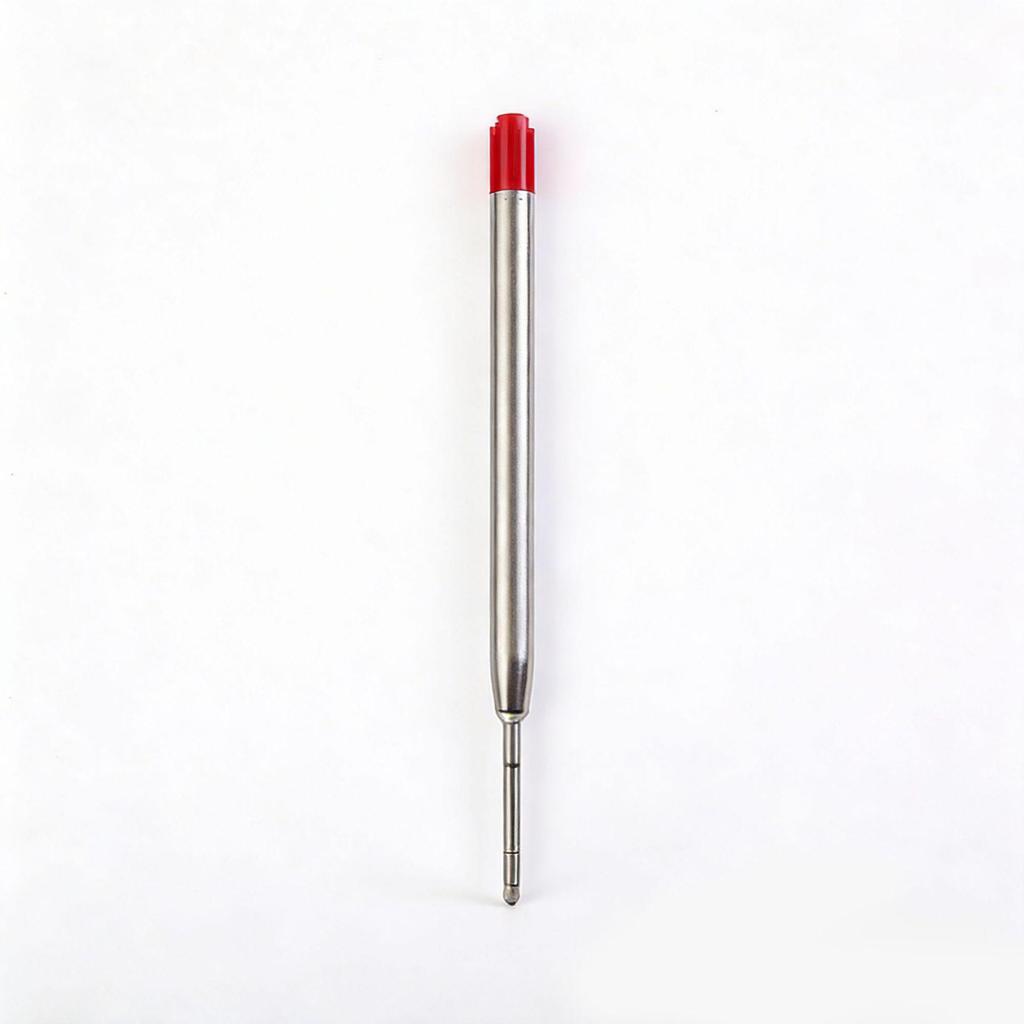 Universal Metal Ballpoint Pen Refills - Quick-Drying, Smooth, Multi-Model Compatibility.