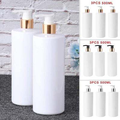 3PCS prázdné lahve s pumpičkou PET prázdné plnitelné lahve na lotion Vysoká kvalita