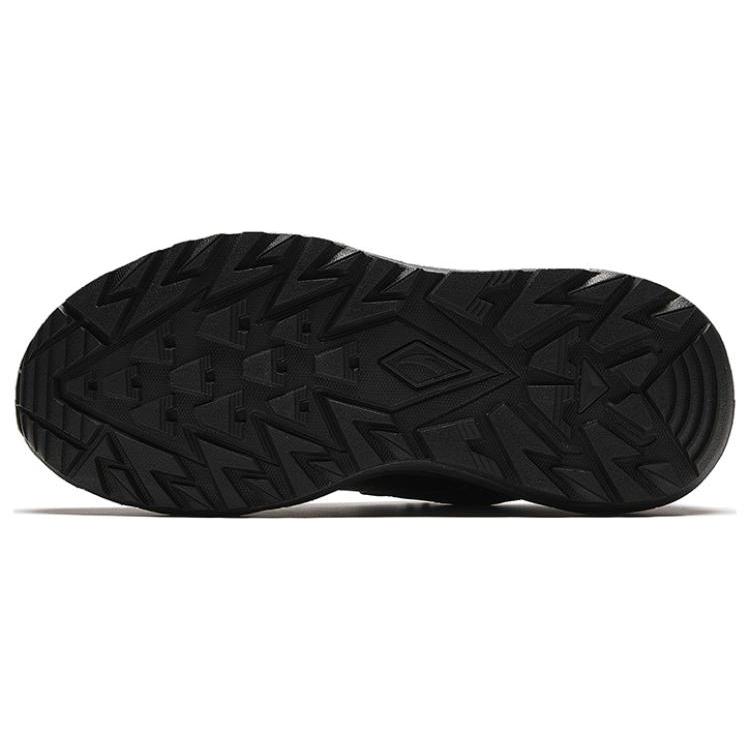Anta Sports Slip Resistant Abrasion Resistant Low top Running Shoes Men's Black 912345586-1