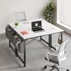 Sweetcrispy Computer 80cm Reinforced High Storage Bag Work Home Study Desk Desk, Desk, Wide, X-shaped Frame, Stability, Included, Space-Saving, Desk,