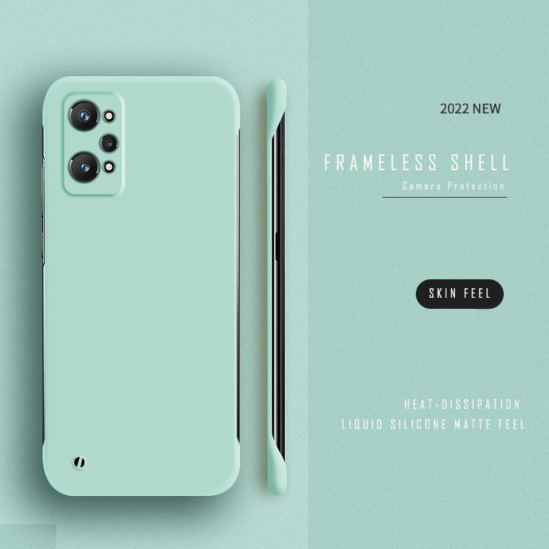 Ultra Slim Hart-PC-Rahmenlose Hülle Für OPPO Realme 10 11 Pro Plus Capa Für Realme GT NEO 3 2T 2 Pro 5G Matt Bunte Handyhülle