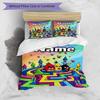 3pcs Duvet Cover Set (1*Duvet Cover + 2*Pillowcase, Without Core), Custom Name Angry Birds Pattern Bedding Set, Home Bedroom Decor Gift