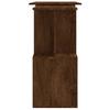 Corner Desk Brown Oak Effect 200 x 50 x 76 cm Particleboard