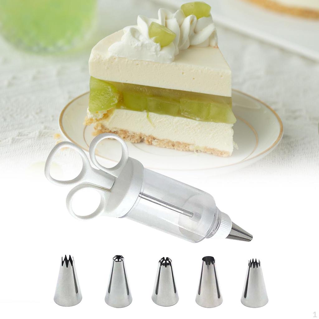 Cake Dessert Tool Decorating Injector Set Icing Decoration Cupcake Piping