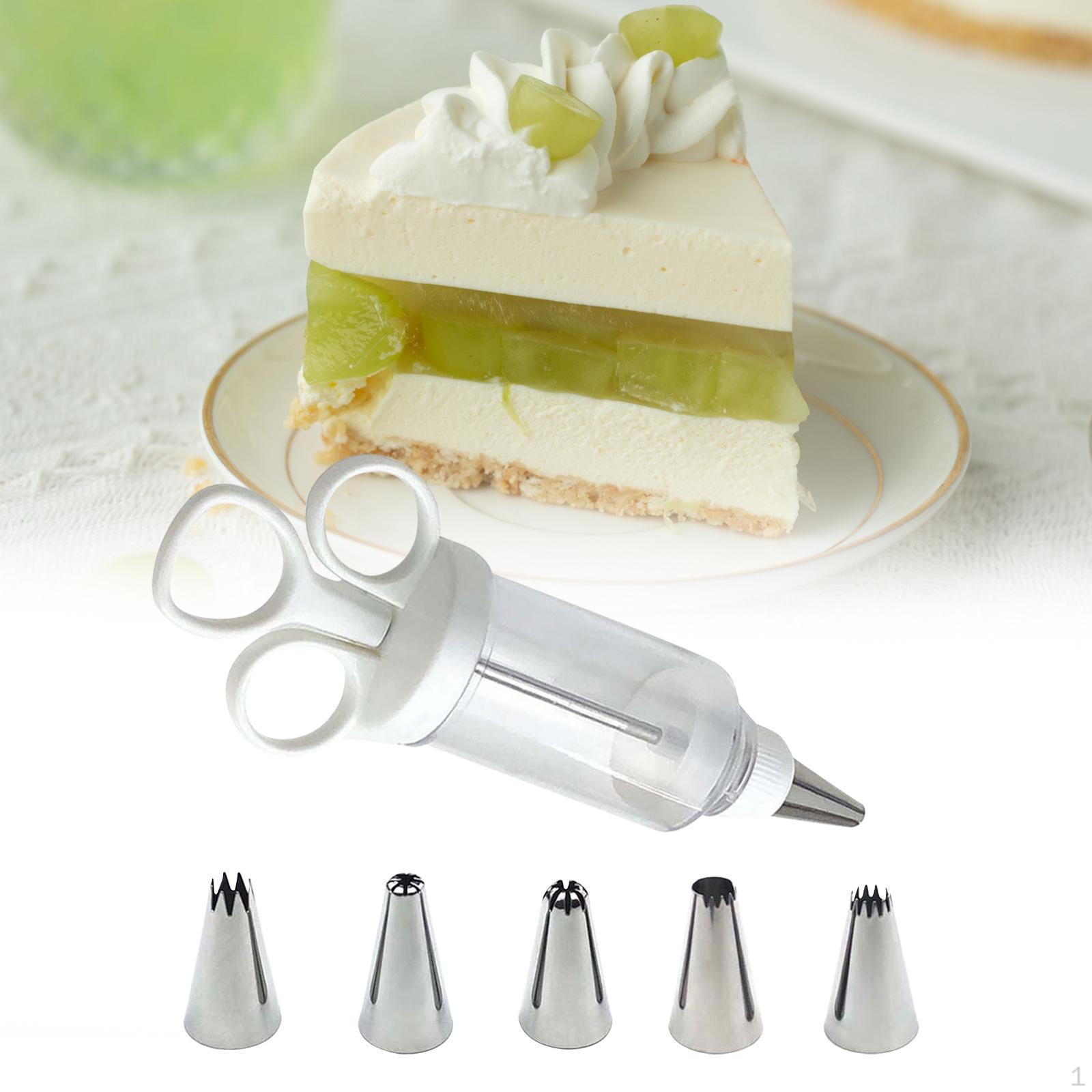 

Инструмент для украшения торта, набор инжекторов для десертов, глазурь, украшение для кексов, трубопроводы 18.5x6.6cm