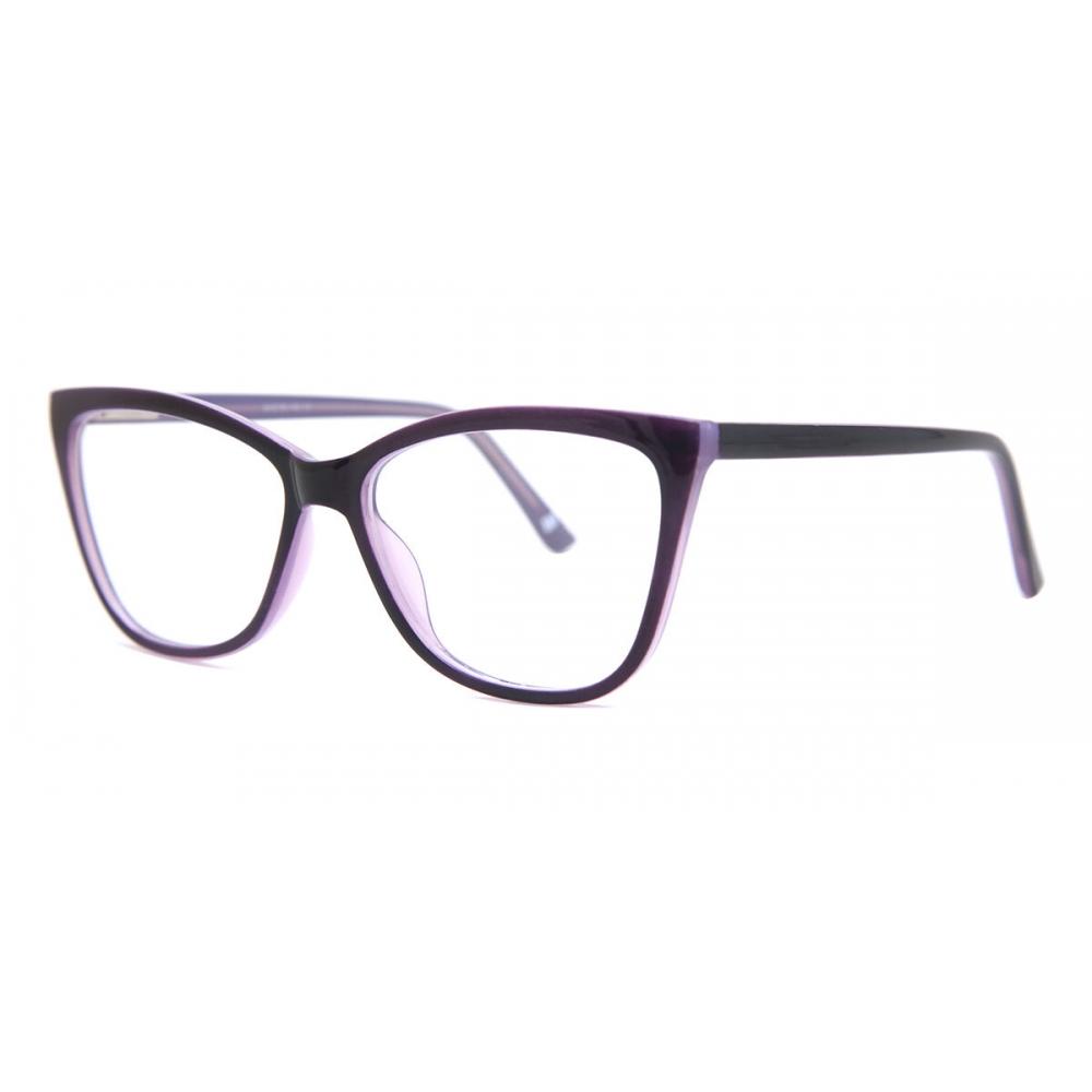 Full Rim Cat Eye Glossy Dark Purple Smartbuy Collection Vicari Cp115d Fashion Women Eyeglasses