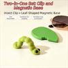 Eye Holder Cater Clip Magnetic Cute Little Bug Brooch Unique Earthworm Eyeglass Clip  Daily Use