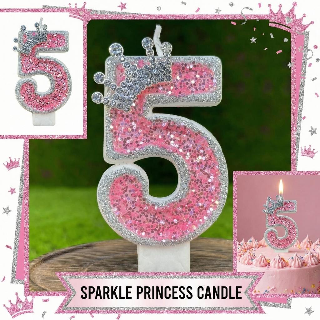 Fashion Cartoon Creative Birthday Candles Party Digital Candles