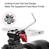 Quick Release Monitor Holder Camera Clamp Swivel and Adjustable Monitor Mount with Cold Shoe/ARRI/NATO Mount