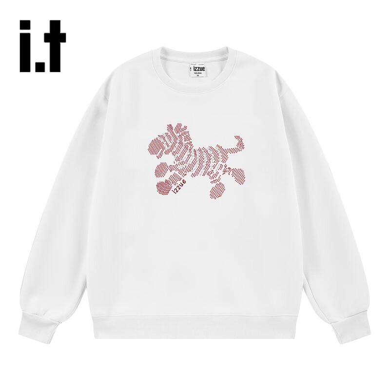 Izzue Unisex Retro Long Sleeve Pullover Sweatshirt