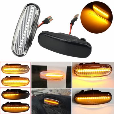 Sequential Lamp for Fiat Doblo Panda Idea Stilo Fiorino Multipla Punto Qubo Linea Musa Led Dynamic Turn Signal Side Marker Light
