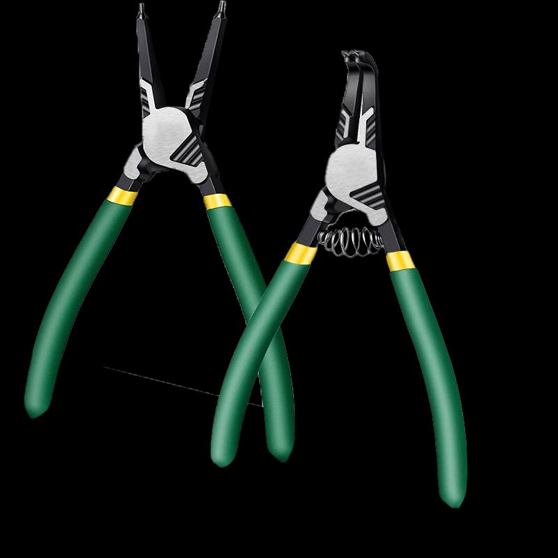 7-inch External Curved Snap Ring Pliers