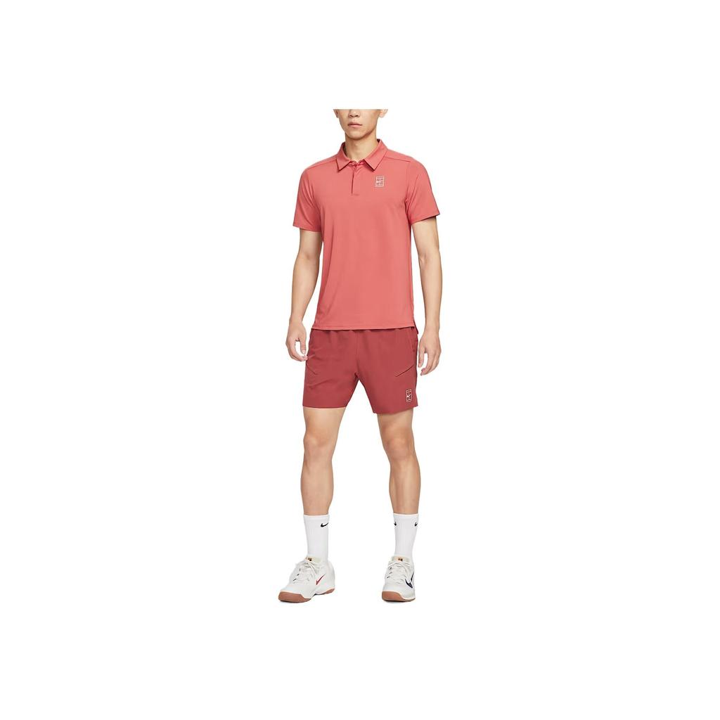 Nike Court Advantage Dri-FIT Stylish Versatile Short Sleeve Tennis Shirt Men Tops FZ6908-655