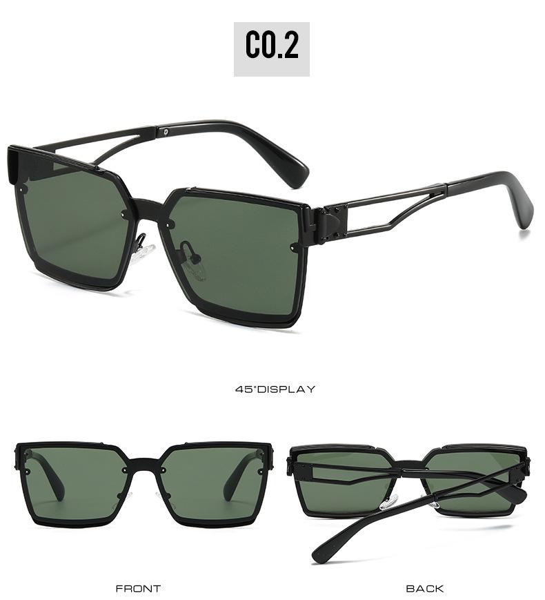 High-End Square Frame Sunglasses with UV Protection for Men and Women – Stylish and Versatile