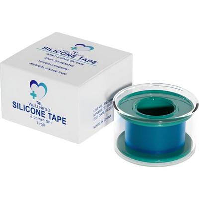 Hypoalergenní silikonová páska v rolce T&L Wellness, snadno se trhá, předřezaný proužek