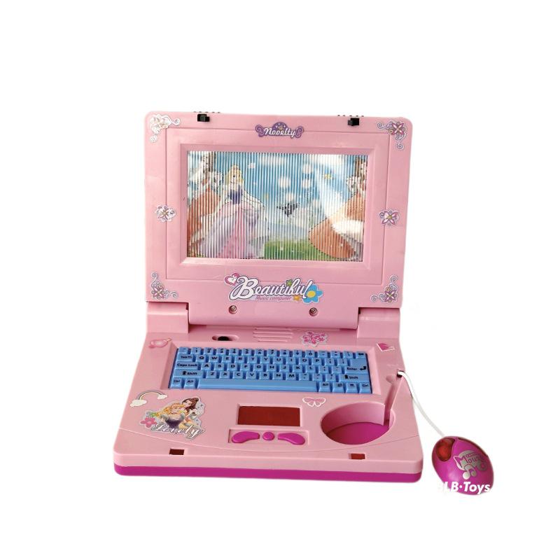 Cross-border Kids' Light-Up Music Notebook: Educational English Version Toy