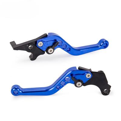 Wintuway 2 Pièces /Ensemble Poignée de Frein de Moto en Alliage de Haute Qualité Poignées de Frein de Voiture Levier d'Embrayage Adapté Pour Modification de Moto Voitures
