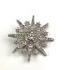 Gedi Star Brooch: Japanese & Korean Eight-Pointed Diamond Snowflake Pin for Women