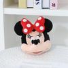 Disney Cartoon Plush Mini Makeup Bag Mickey and Minnie Cartoon Headphones Bag Card Case Girl's Keychain Bag Pendant Wallet