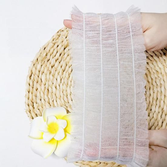 100Pcs Hair Bands Soft Breathable Non-Woven Elastic Fit Disposable Spa Headbands Makeup Beauty Salons Travel Hair Wrap