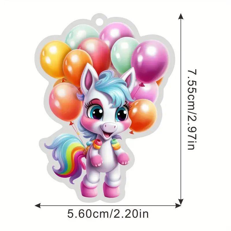 

Car Acrylic Adorable Pendant Cartoon Design Vibrant Colors For Stylish Dcor 6