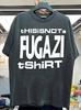 Dies ist Keine Fugazi Band Retro Stil Schwarz Unisex T-Shirt Herren Damen S5XL