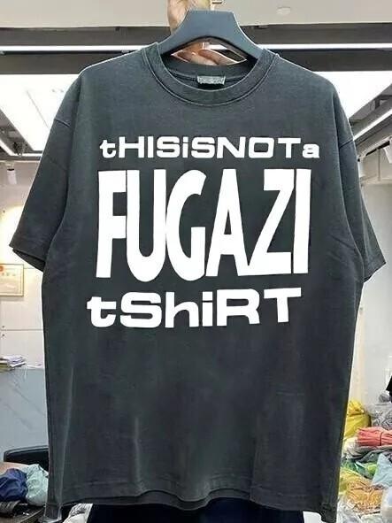 This Is Not A Fugazi Band Retro Style Black Unisex TShirt Men Women S5XL L