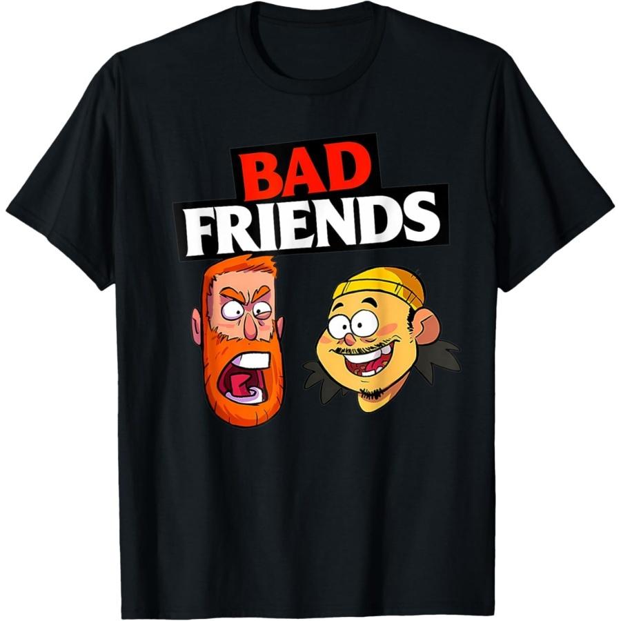 WKqvqWkTo Bad Friends Merch T-Shirt XXXXXL разноцветный