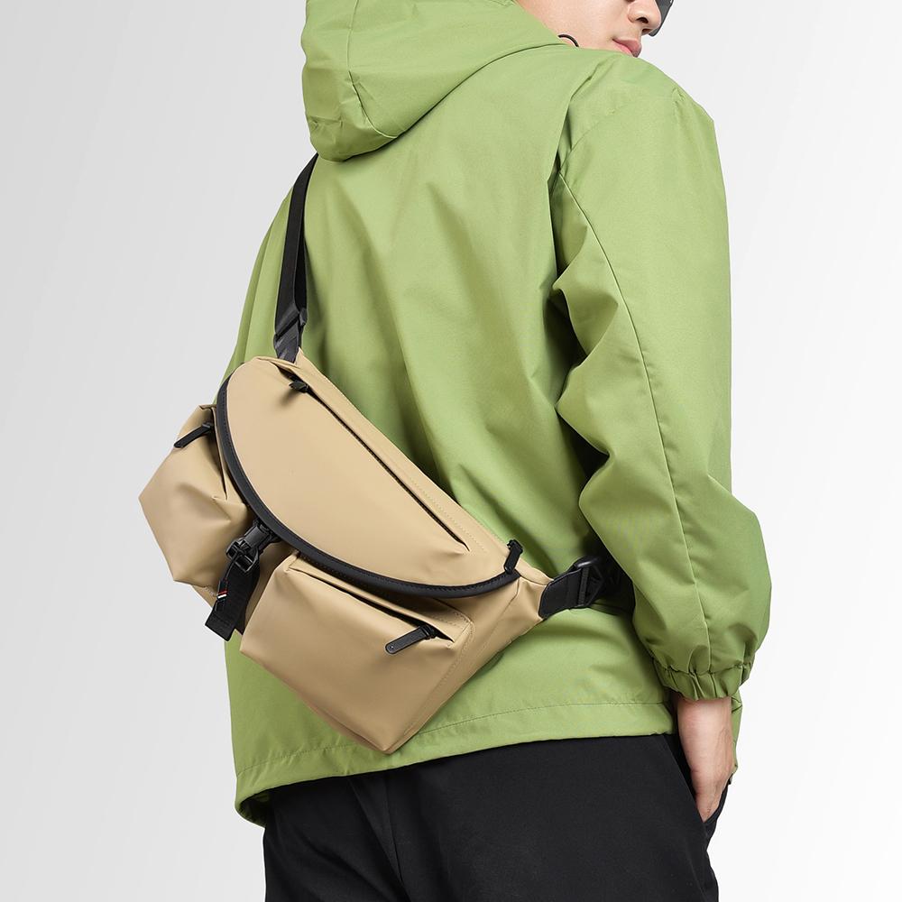 Men's Crossbody Bag Cargo Stylish Fashionable Single Shoulder Bags Multi-Pockets Large Capacity Commuting Travel Crossbody Bag