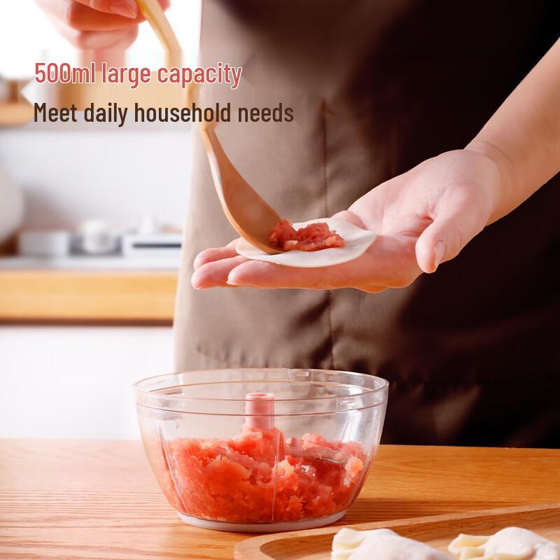 Manual Pull-String Garlic Chopper