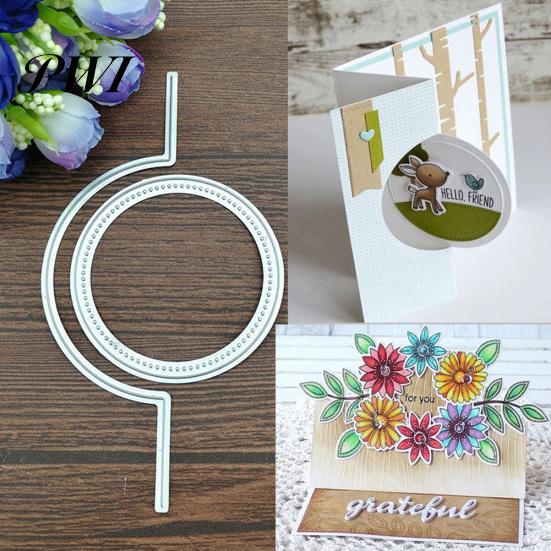 Flop runde Form Stanzformen Schablone Scrapbook Karte Papier Prägung Handwerk DIY