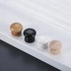 5Pcs Wood Cabinet Mini Pull Knob Round Handles Drawer Knobs for Dresser Wardrobe Door Furniture Hardware Home Decor with Screws
