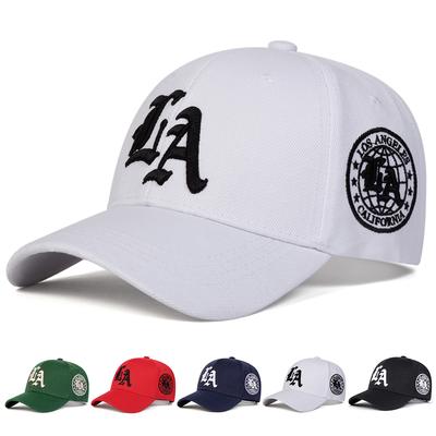 Unisex Los Angeles Letter Embroidery Baseball Caps Spring Autumn Outdoor Adjustable Casual Hats Dad Hat Sunscreen Hat