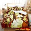 3D Anime Bed Kawaii Konsatoshi Printed Bed Set Duvet Cover Pillowcase Bedding Set Linen Sheet Quilt Cover Full Queen King Size