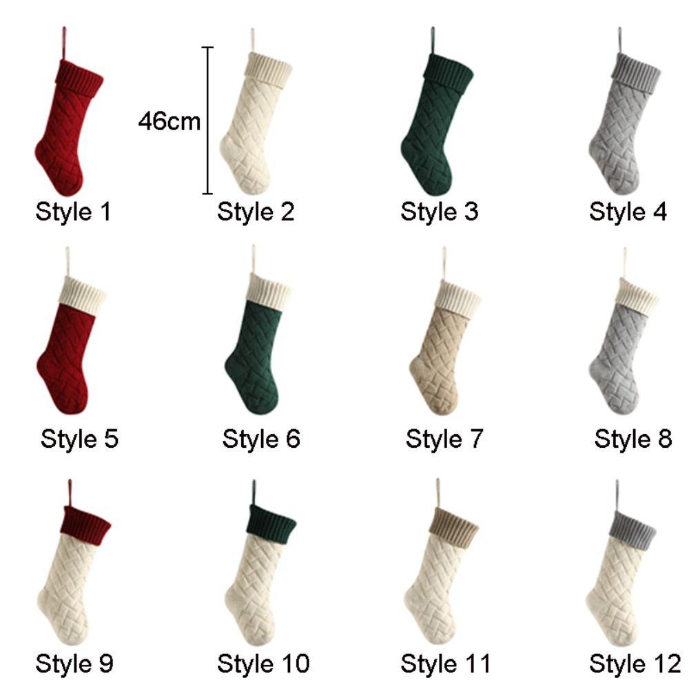 Xmas Tree Ornaments Christmas Gift Sock Large Size Gift Bag  Christmas Decor