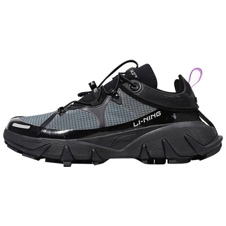 

Li Ning Casual Shoes Men s Low top Black/Silver AGBR055-1K 40
