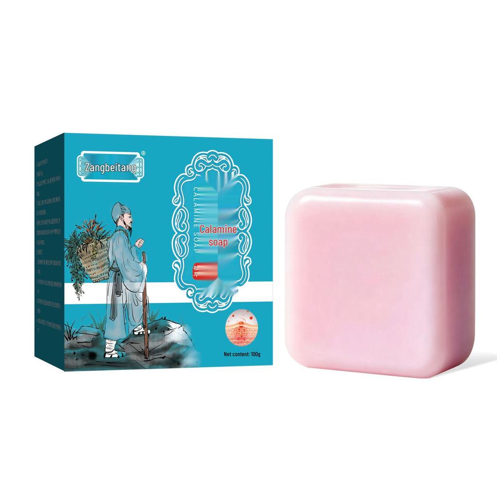 Cangbeitang Calamine Herbal Handmade Soap: Refreshing Whole Body Cleanser.