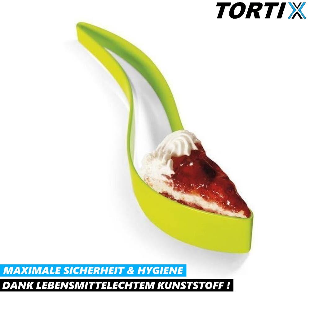 TORTIX 2in1 Tortenheber Kuchenheber Kuchenschneider Tortenschneider Tortenmesser