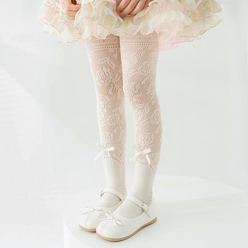Eleganckie, dziewczęce rajstopy Chic Simplicity Kids Girl w jednolitym kolorze, modne, koreańskie legginsy, pończochy, jesień, wiosna, grube, bawełniane rajstopy