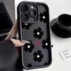 Black Flower Phone Case For Motorola Moto Edge 70 50 Pro 60 Fusion 40 Neo G22 G24 G84 G86 G53 G14 G15 G35 G52 G60 G75 G54 Cover