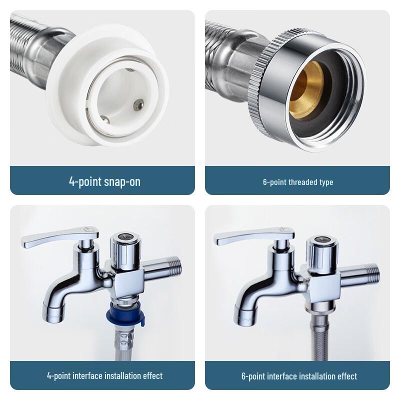 Submarine Dual-Use Quick-Open Single Cold Faucet