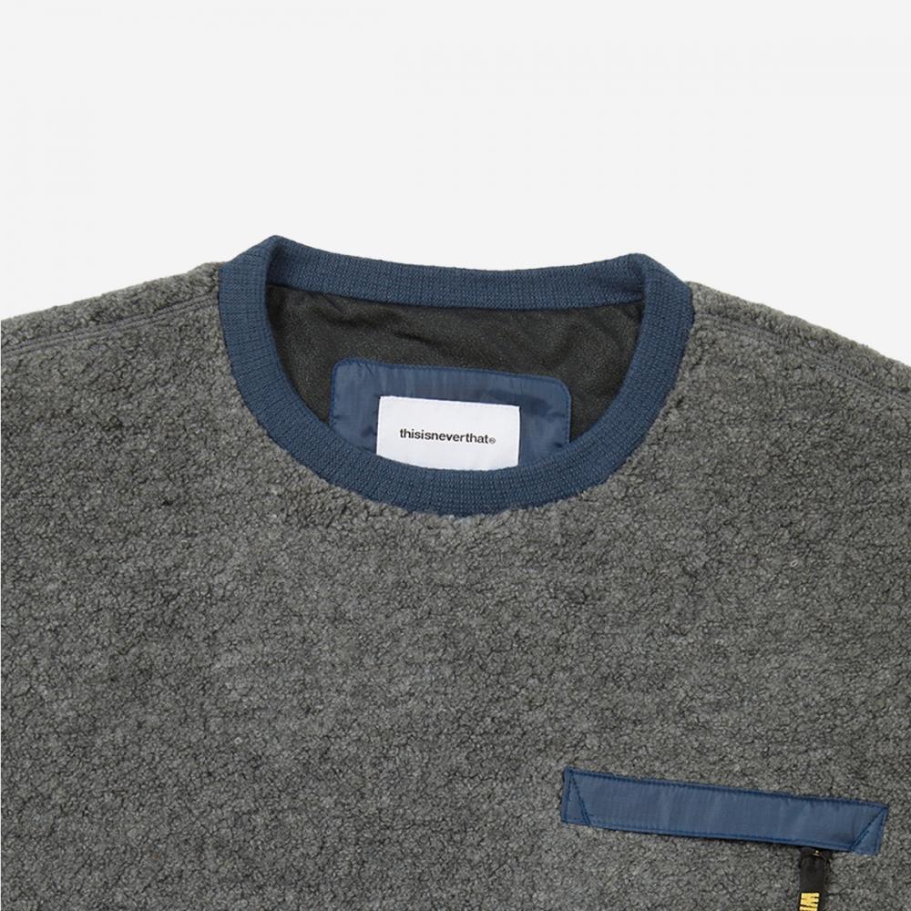 Thisisneverthat Gore Tex Windstopper Wool Fleece Crew Gt253gtolp02