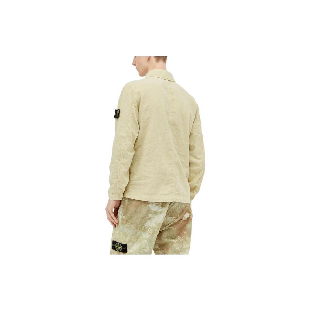 Stone Island Compass-badge shirt jacket 801542330-V0091