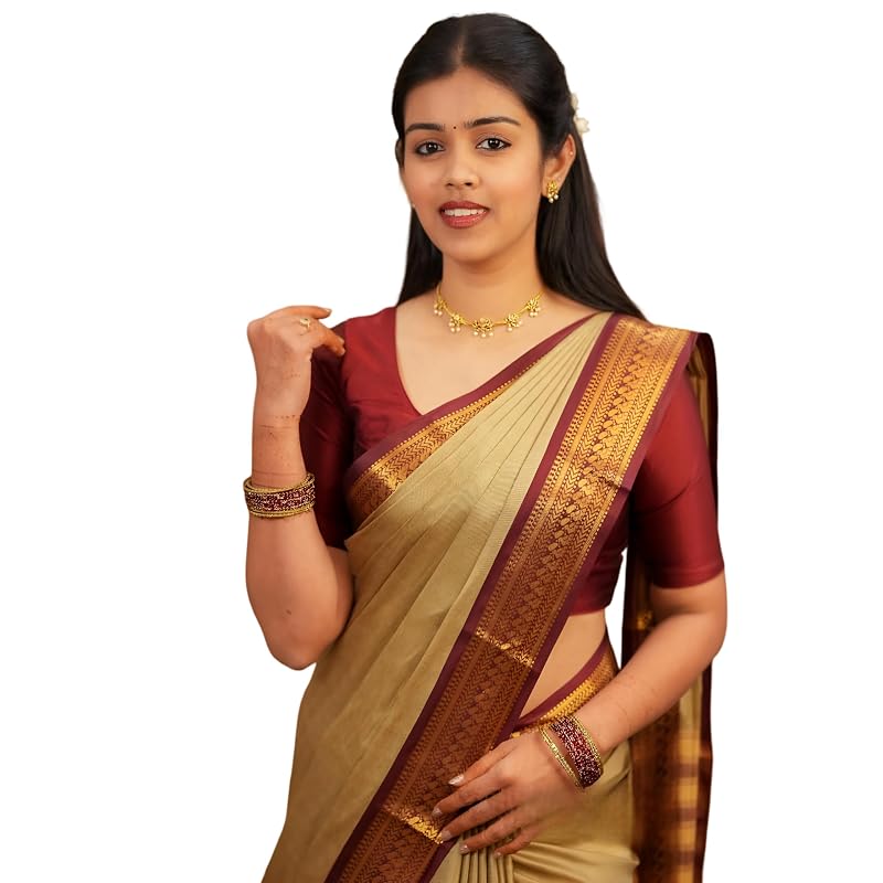 Paramparik Textile Women` Kanjivaram Soft Silk