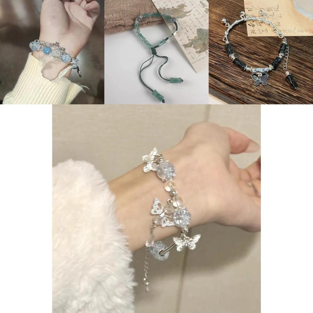 Schickes Perlenarmband im chinesischen Stil für Damen Wunderschöner Reisesouvenir-Schmuck