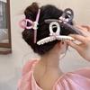 1pc Women's Hair Clip Back of Head Clip Hair Accessory Shark Clip Simple Bow Hairpin Hair Claw Women